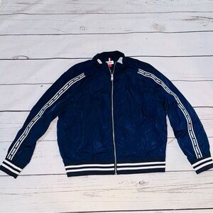 Tommy Jeans Navy Blue Zip Up jacket size X Lg